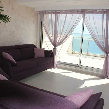 3 Pieces Promenade Des Dernier Etage Vue Solarium Lägenhet Nice